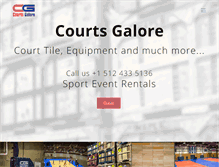 Tablet Screenshot of courtsgalore.com